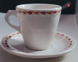 2 Pcs. Teacup Saucer Set Syracuse Econo Rim China Collectible Breakfast - $21.11 CAD