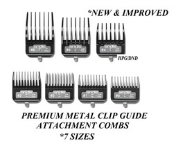 Andis Barber Hair Stylist Premium Metal Clip Guide Comb*Fit Dblc,Excel Clippers - £31.44 GBP