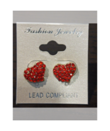 heart earrings - $10.00