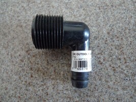 LOT OF 4 - 3/4&quot; Thread x 1/2&quot; Barb 90 degree elbow fitting - Orbit 37162 outdoor - £12.90 GBP