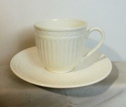 Vintage Mikasa Cup and Saucer Italian Countryside White - £9.49 GBP