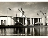 Vtg Postcard RPPC New York Worlds Fair - British Pavillion League of Nat... - $7.13