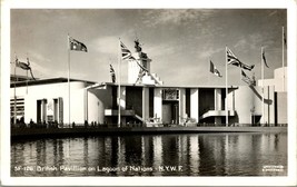 Vtg Postcard RPPC New York Worlds Fair - British Pavillion League of Nations UNP - £5.69 GBP