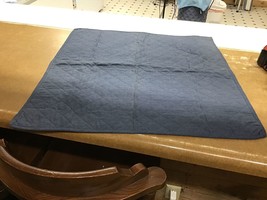 *no packaging* Diamond Stitch Cotton Linen Quilt Sham - Threshold 26” x 26” navy - £10.38 GBP