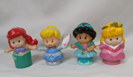 Fisher Price Little People Disney Princess Lot Ariel Jasmine Cinderella ... - £8.98 GBP