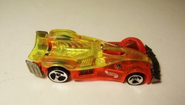 Hot Wheels Road Rocket Transparent Orange Yellow Car Mattel 1995 - $4.99