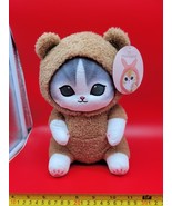 Mofusand PJ Big Plush Cat in Mocha Pajamas 11.5in - $427.65 MXN