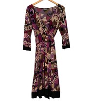 Rabbit Rabbit Rabbit Designs Dress Surplice Size 16 Knee Length Tie Wais... - $239.89 MXN