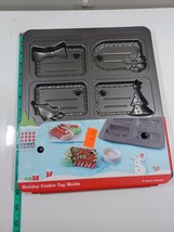 New Cute Sweet Creations Good Cook &quot;Holiday Cookie Tag Molds&quot; 6 Count Christmas - £11.94 GBP