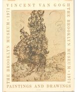 VINCENT VAN GOGH Cypresses (Les Cyprès) 29.5" x 23" Offset Lithograph 19... - $87.12