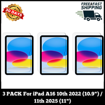 2 PC Screen Protector for iPad A16 2025 11th/10th Generation 2022 (11-in... - $10.84
