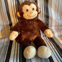 Build a Bear Plush Brown Monkey Toy 18&quot; Stuffed Animal Chimp Ape Tail Soft - $23.08