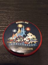 Walt Disney World 45th Anniversary Button October 1, 2016 Rare - €7,65 EUR