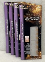 4 L&#39;oreal Colour Riche Nail Lingerie 18 3D Sticker 704 Something About Her - $17.82