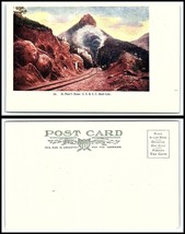 Colorado Postcard -St Peter&#39;s Dome, C. S. &amp; C. C. Short Liner Train Embossed F28 - £5.53 GBP