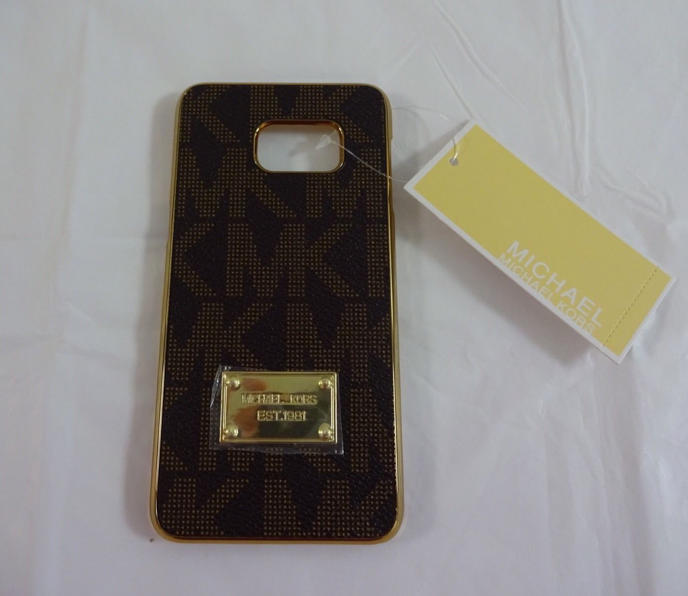 Michael Kors Samsung S6 Edge Plus Phone Shell Plating MK Logo Protective Sleeve  - £5.48 GBP