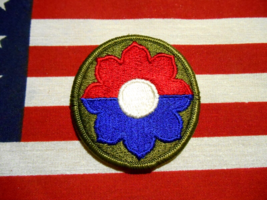 9TH INFANTRY DIVISION COLOR SSI PATCH VIETNAM ERA - £6.01 GBP