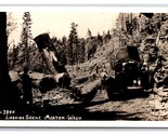 RPPC Logging Scene Morton Washington WA Ellis Photo 3844 Postcard R23 - £13.58 GBP