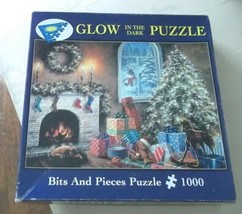 Christmas Tree Roaring Fire 1000 pc Puzzle Not A Creature Was Stirring - £10.03 GBP