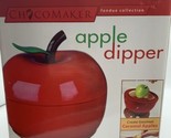 Chocomaker Apple Dipper Model #9820 Electric Fondue Pot Red Chocolate Ca... - $34.65