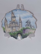 Vintage New Orleans St Louis Cathedral Collector Plate With Stand - £12.73 GBP