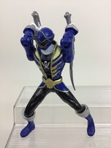 Power Rangers Super Mega Force Blue Ranger Mighty Morphin 6&quot; Figure Band... - $13.81