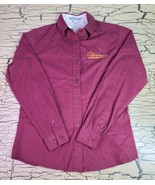 Port Authority Ducks Unlimited Button Up Shirt Ladies Size Small Maroon ... - $368.22 MXN