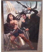 Wonder Woman vs Hela Glossy Art Print 11 x 17 In Hard Plastic Sleeve - £19.51 GBP