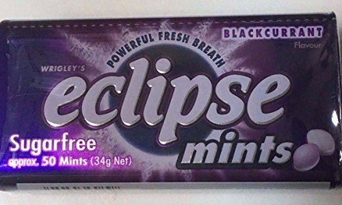 Primary image for (Pack of 12) Eclipse Blackcurrant Sugarfree Mints 34g