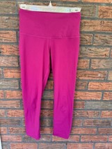 Yogalicious Leggings XS Small Pink Workout Cropped Pants gym Athleisure ... - £5.29 GBP