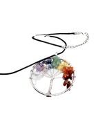 Baltic Essentials Chakra Tree of Life Quartz 17&quot; To 19&quot; Rainbow Necklace - $12.17 CAD