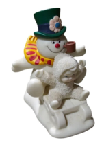 Department 56 Snowbabies Fun With Frosty the Snowman Figurine Christmas NO BOX - £15.78 GBP