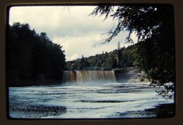 1961 Tahquamenon Falls, View of Upper Falls from Pool Kodachrome 35mm Slide - £2.29 GBP