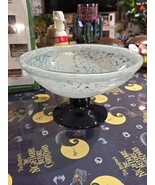 Art Deco Footed Ribbed Cobalt Blue Base Glass Bowl Frosted Swirl Center ... - €51,50 EUR Art Deco Footed Ribbed Cobalt Blue Base Glass Bowl Frosted Swirl Center ... - €51,50 EUR