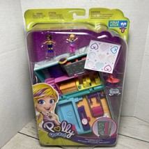 Polly Pocket Mini Middle School Micro With 2 Dolls New Polly Stick - £15.50 GBP