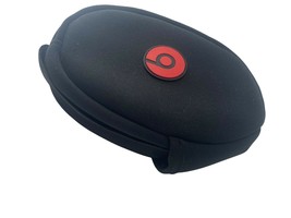 Beats by Dr. Dre Headphones Soft Carrying Case Black Red Zippered Pouch - $7.93