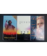 3 JESUS Video Tapes VHS, For VCR Players 233 Minutes Total NEW &amp; SEALED ... - £19.37 GBP
