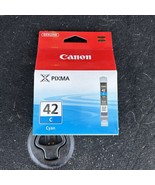 Genuine Canon CLI 42C Cyan Ink Cartridge Pixma Pro 100 Pro 100S Sealed - $38.98 CAD