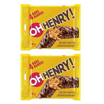 Oh Henry Chocolate Candy Bars 58g Each 2x4 (8 Full Size Bars) - $19.55
