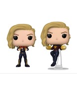 NEW Marvel The Marvels Captain Marvel Funko Pop Figure #1249 &amp; #1257 - $617.44 MXN