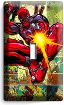 Deadpool Superhero Comics Book 1 Gang Light Switch Wall Plate Game Room Hd Decor - £9.14 GBP