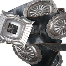 Large 1960&#39;s Navajo Silver concho belt - £1,329.79 GBP