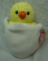 Ty Beanie Baby Eggbert The Chick In Egg 6&quot; Stuffed Animal Toy New - $14.85