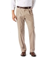 Dockers 38x 30 Easy Khaki Pants Classic Fit Pleated Stretch No Wrinkle B... - £31.16 GBP