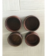 Good Wood Genuine Teak Salad Bowls from Thailand set of 4 - $38.35 CAD