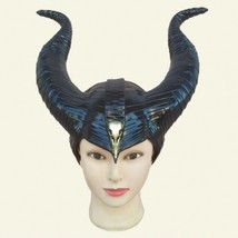 Sleeping spell, ox horn headgear, maleficent, Malin fisson mask, cos, Ha... - $388.00