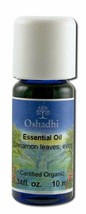 Oshadhi Rare Uncommon Essential Oils Cinnamon Leaf, Organic 10 mL - £19.78 GBP