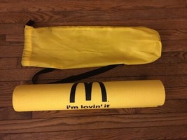 McDonald&#39;s Corporation Yellow Yoga Mat And Carrying Bag - £95.41 GBP