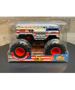 Mattel Hot Wheels Monster Trucks 1:24 5 Alarm Stars &amp; Stripes Giant Whee... - €42,61 EUR