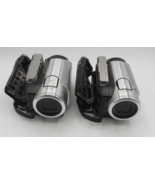 Lot of 2 Sony HandyCam HDR-HC5 MiniDV High Definition Camcorder w/80X Zoom Parts - $94.99